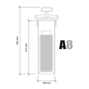 Pizzi 9001 Pressurized Glue Tank System
